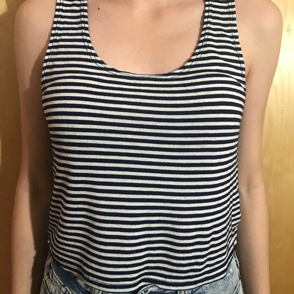 **PRICE DROP TODAY ONLY** Striped Crop Top
